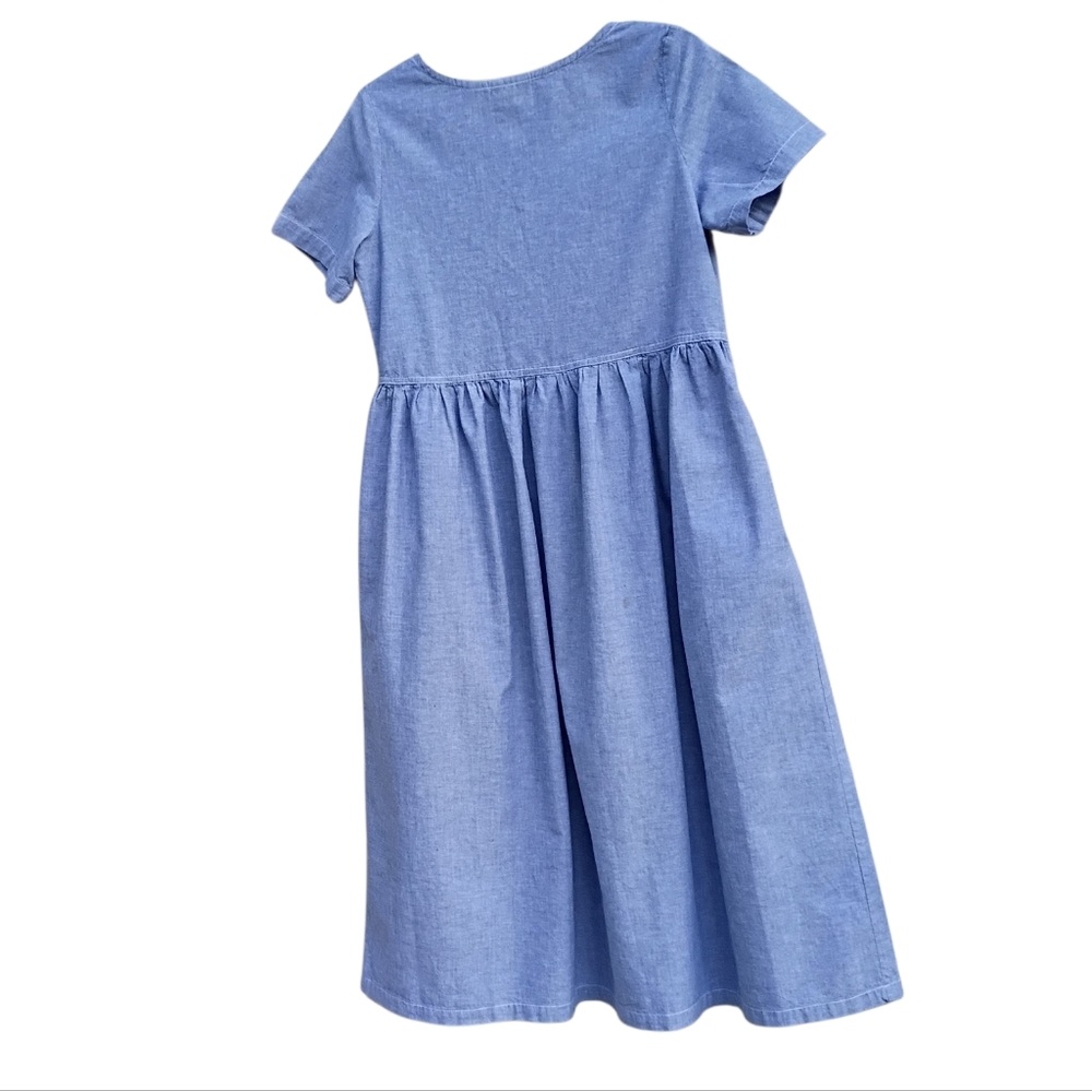 Naqui Vintage Chambray Embroidered Dress sz S - Picture 2 of 8